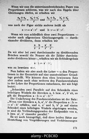 60 Vom Punkt zur Vierten Dimension Seite 171 Foto Stock