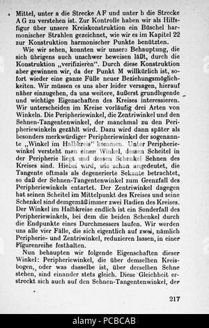 60 Vom Punkt zur Vierten Dimension Seite 217 Foto Stock