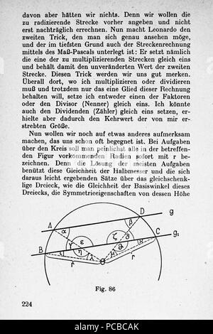 60 Vom Punkt zur Vierten Dimension Seite 224 Foto Stock