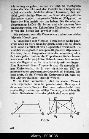 60 Vom Punkt zur Vierten Dimension Seite 234 Foto Stock