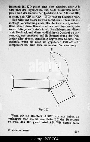 60 Vom Punkt zur Vierten Dimension Seite 257 Foto Stock