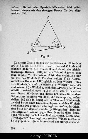 60 Vom Punkt zur Vierten Dimension Seite 268 Foto Stock