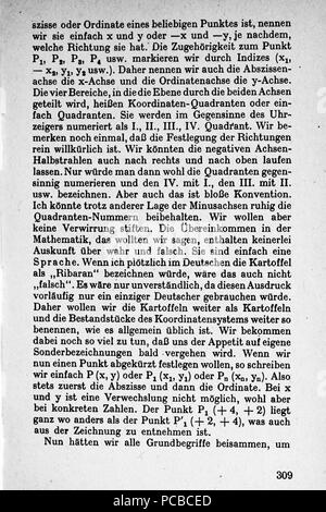 61 Vom Punkt zur Vierten Dimension Seite 309 Foto Stock