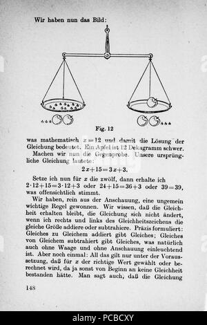 58 Vom Einmaleins zum integrale - Seite 148 Foto Stock