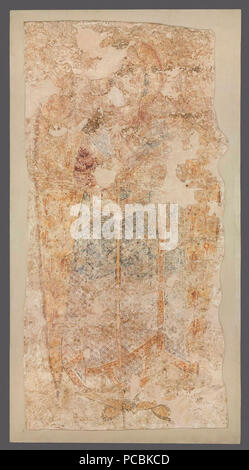 4 Autor nieznany, Archanioł Michał. Malowidło ścienne Foto Stock