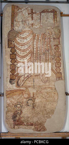 4 Autor nieznany, Chrystus tronujący. Malowidło ścienne Foto Stock