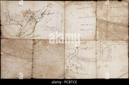 34 Lewis e Clark Expedition mappe (99) Foto Stock