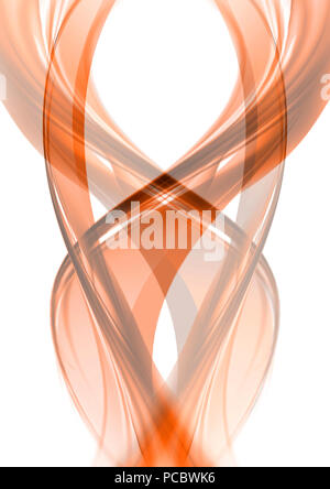 Fiamma, arte astratta, moderno e futuristico wave Foto Stock