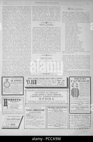 21 Живописное обозрение 1890 № 01-26 (1 янв. - 24 июня); № 27-52 (1 июля - 23 дек.) Pagina 0501 Foto Stock