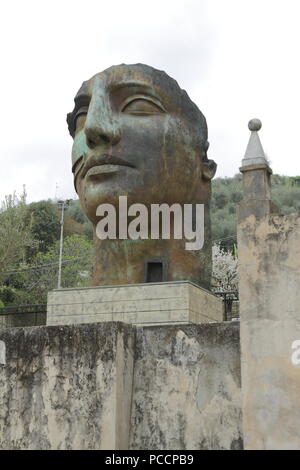 Mitoraj, Pietrasanta, Torre del Lago, mostra, Toscana, la Versilia, Italia, Riviera, arte, scultore Foto Stock