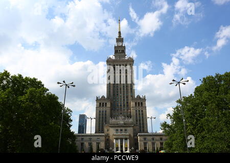 Polonia - Varsavia: Palac Kultury Foto Stock