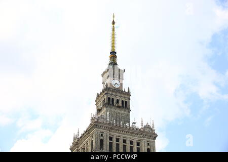 Polonia - Varsavia: Palac Kultury Foto Stock