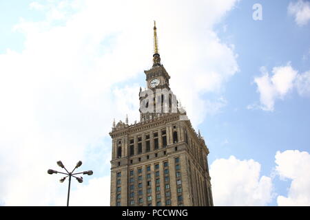 Polonia - Varsavia: Palac Kultury Foto Stock