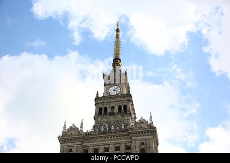 Polonia - Varsavia: Palac Kultury Foto Stock