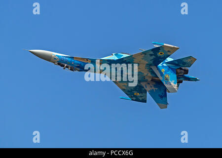 Sukhoi Su27, Ucraino Air Force Foto Stock