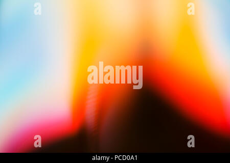 Abstract fotografia sfocato colori vibranti Foto Stock