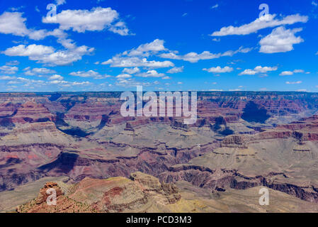 Yaki Point a bordo sud del Parco Nazionale del Grand Canyon, Arizona, Stati Uniti d'America Foto Stock