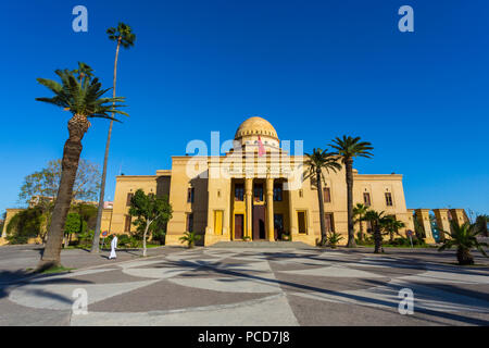 Vista del Teatro reale sull'Avenue Mohammed VI, Marrakech, Marocco, Africa Settentrionale, Africa Foto Stock