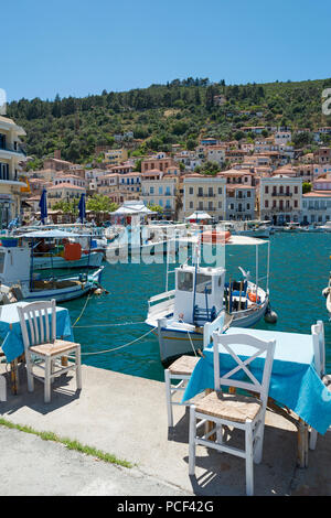 Porto, GHITHIO, Mani Laconia, Peloponneso, Grecia, Porto Foto Stock