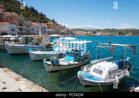 Porto, GHITHIO, Mani Laconia, Peloponneso, Grecia, Porto Foto Stock