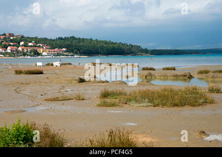 Baia Di Soline Nell Isola Di Krk Croazia Foto Immagine