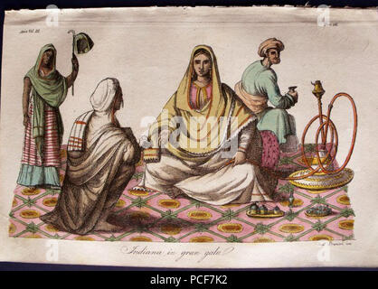 43 una signora indiana in ottimo stato Foto Stock