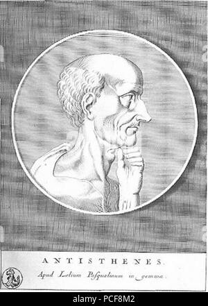 . Inglese: Antistene Español: Antístenes . 50 Antistene Foto Stock
