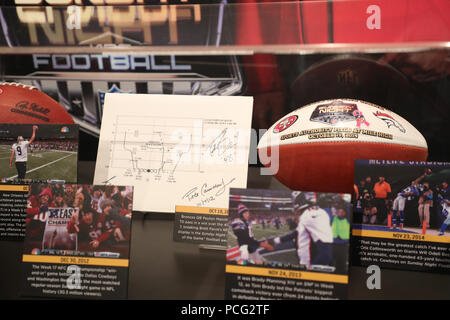 Il cantone, OH, Stati Uniti d'America. 2 agosto, 2018. Il 2018 NFL Pro Football Hall of Fame Premere Anteprima nel Cantone, Ohio il 2 agosto 2018. Credito: Mpi34/media/punzone Alamy Live News Foto Stock