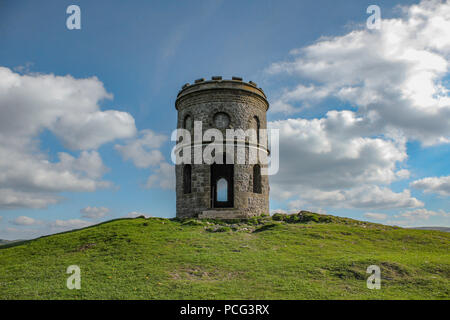 La follia di Salomone tempio, nota anche come Torre Grinlow, Buxton, Derbyshire Foto Stock