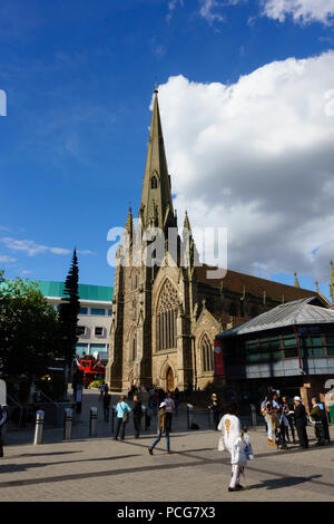 St Martin in Bull Ring, anglicana cristiani chiesa parrocchiale, Birmingham, Inghilterra Foto Stock