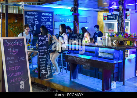 Bar, Pai, Thailandia del Nord Foto Stock