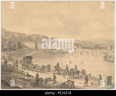 581 Sur les quais de Saône, Près du pont de SÉVERIN Foto Stock