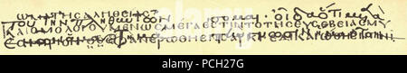 136 Codex Ephraemi 1 Tim 3,15-16 Foto Stock