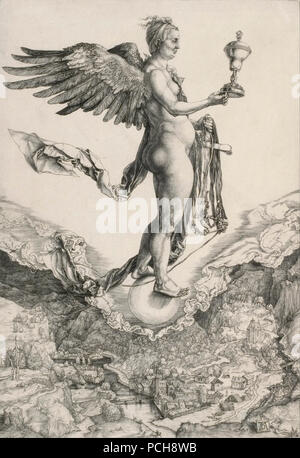 Albrecht Dürer - Nemesis (la grande fortuna) - Foto Stock