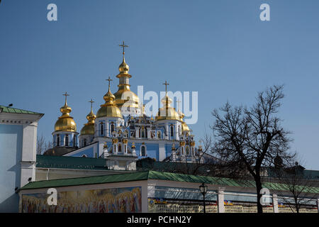 Monastero della cupola d'oro di San Michele, Kiev, Ucraina. Foto Stock