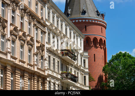 Altbauten, Fidicinstrasse, Kreuzberg di Berlino, Deutschland Foto Stock