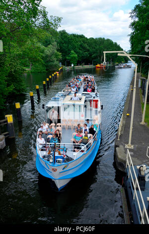 Unterschleuse, il Tiergarten, nel quartiere Mitte di Berlino, Deutschland Foto Stock