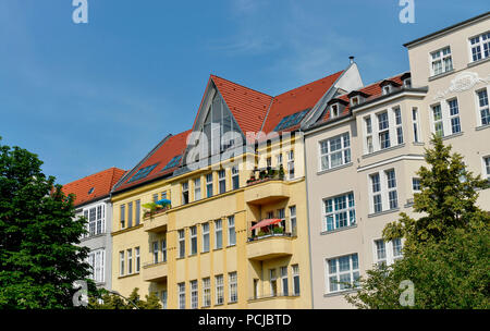 Altbau, Hauptstrasse, Schoeneberg, Berlino, Deutschland Foto Stock