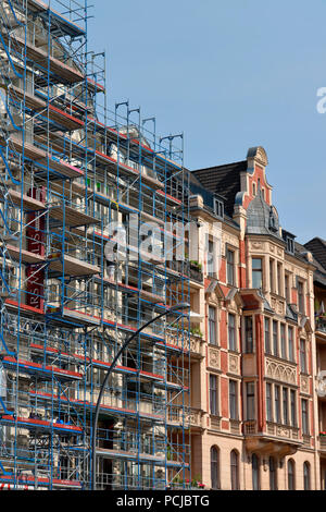 Renovierung, Altbau, Hauptstrasse, Schoeneberg, Berlino, Deutschland Foto Stock