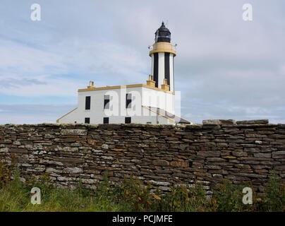 Faro, il punto di inizio, Sanday, Orkney Foto Stock