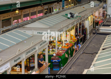 Mercato di Cardiff hall Foto Stock