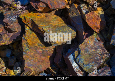 Rocce colorate Foto Stock