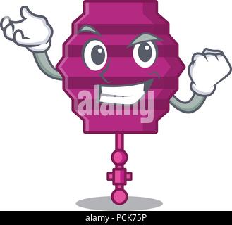 Il successo della carta carattere lanterna cartoon Illustrazione Vettoriale