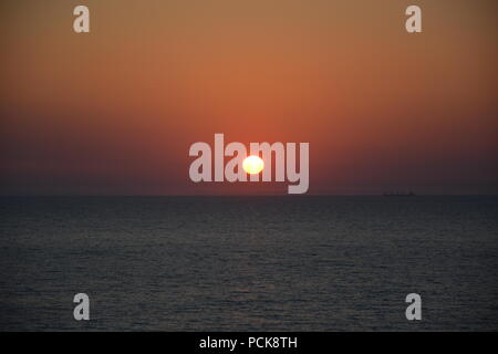 Tramonto in Bozcaada Foto Stock