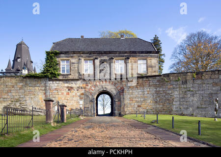 Il castello di Bentheim, Bad Bentheim, Bassa Sassonia, Germania Foto Stock