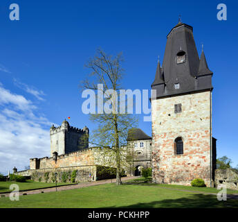 Il castello di Bentheim, Bad Bentheim, Bassa Sassonia, Germania Foto Stock