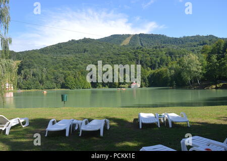 Il lago di Bodi, Mogosa, Romania Foto Stock