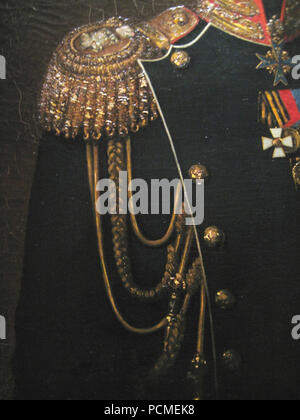 Alessandro II da Alexei Harlamov (1874, GIM) dettaglio 01. Foto Stock