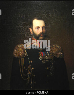 Alessandro II da Alexei Harlamov (1874, GIM). Foto Stock