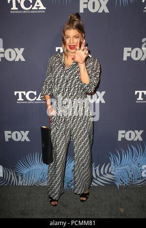 West Hollywood, Stati Uniti d'America. 2 agosto, 2018. Fergie al FOX Summer TCA All-Star Party in West Hollywood, la California il 2 agosto 2018. Credito: Faye Sadou/media/punzone Alamy Live News Foto Stock